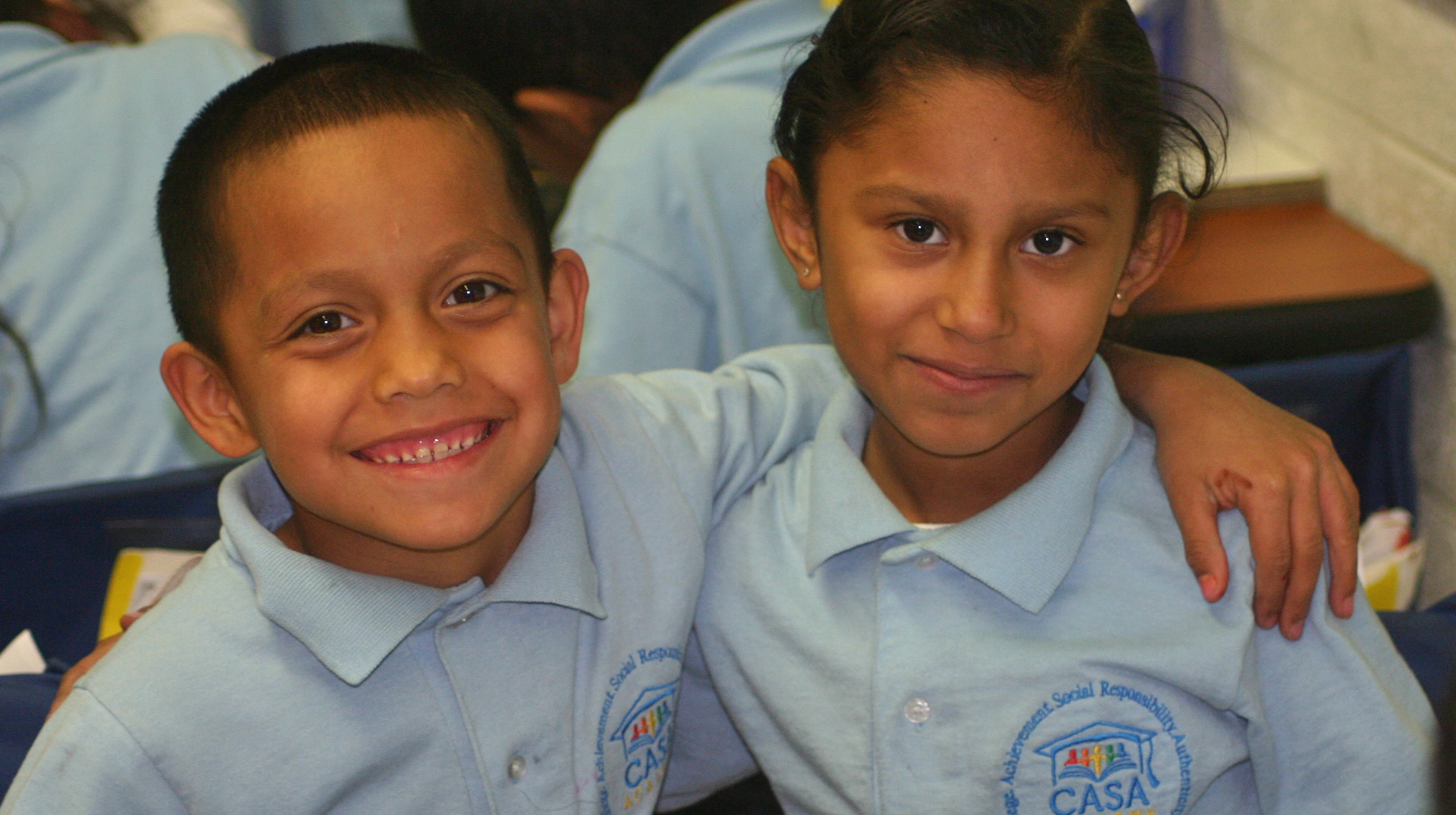 two CASA Academy scholars smiling