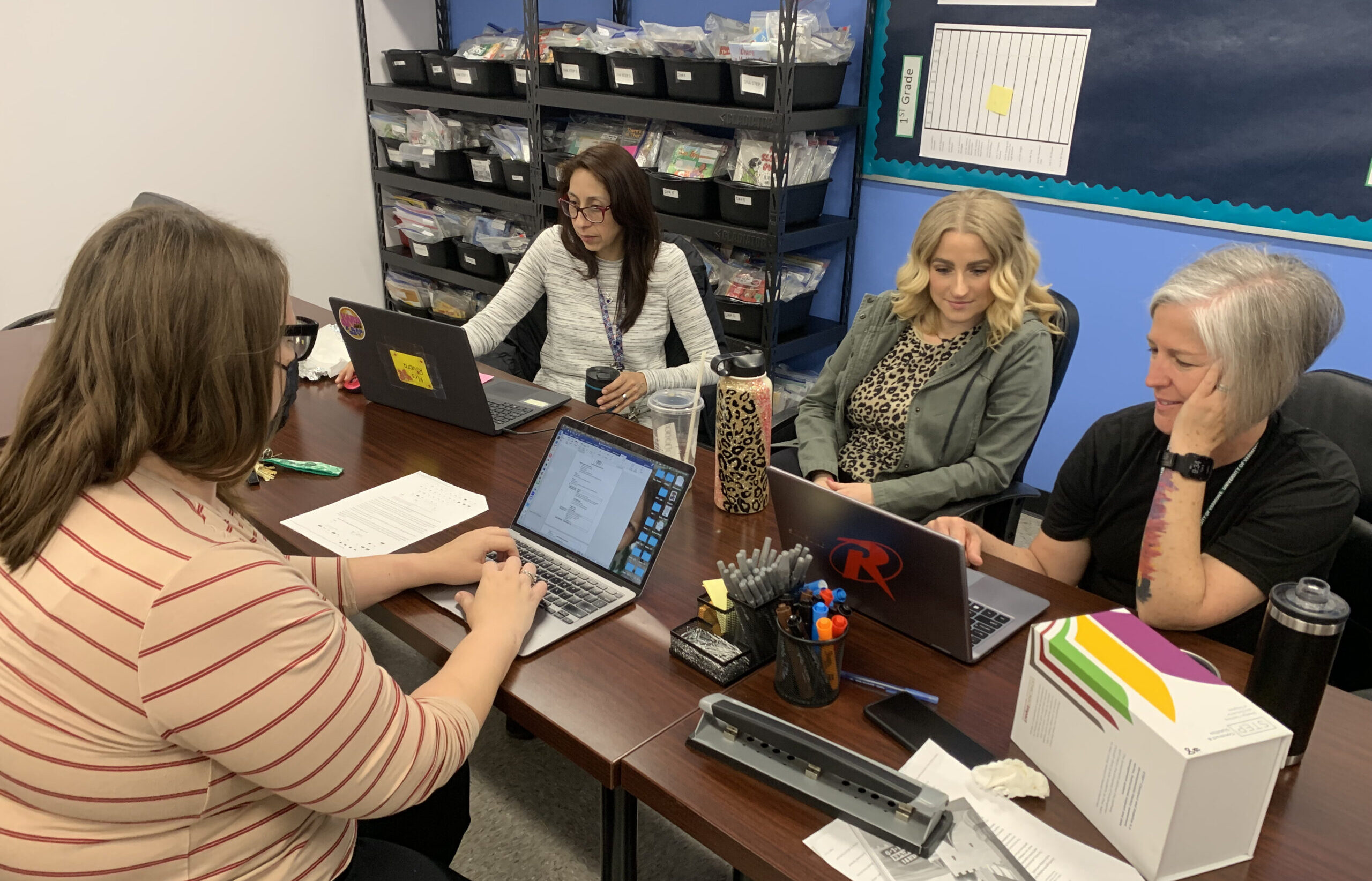Teachers at CASA Academy collaborate