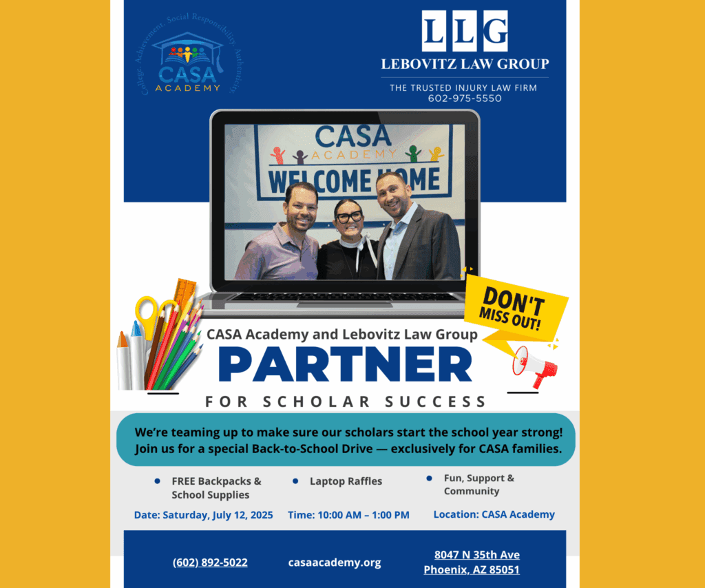 back to school drive event